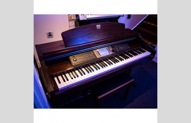 Used Yamaha CVP206 Satin Mahogany Digital Piano Complete Package (SN:601114) - Image 4